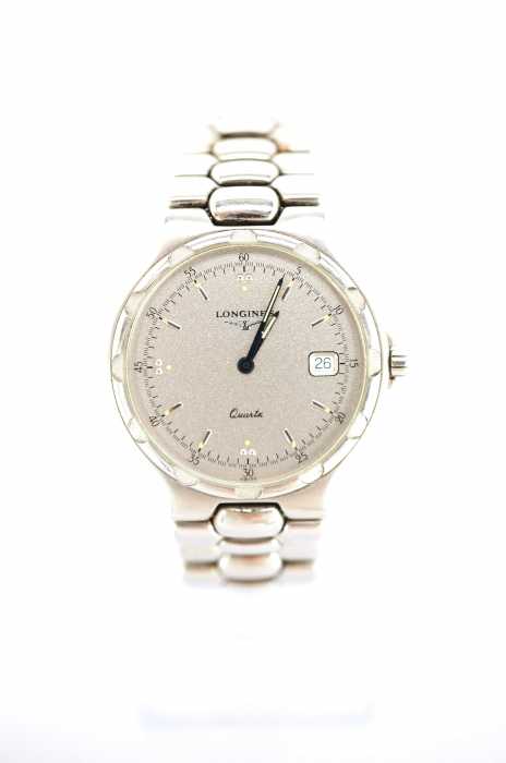 LONGINES(ロンジン) コンクエスト シルバー文字盤 メンズ 腕時計