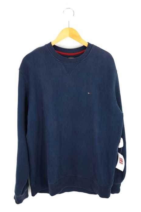 TOMMY HILFIGER （トミーヒルフィガー） ワンポイント刺繍プルオーバー スウェット メンズ トップス
