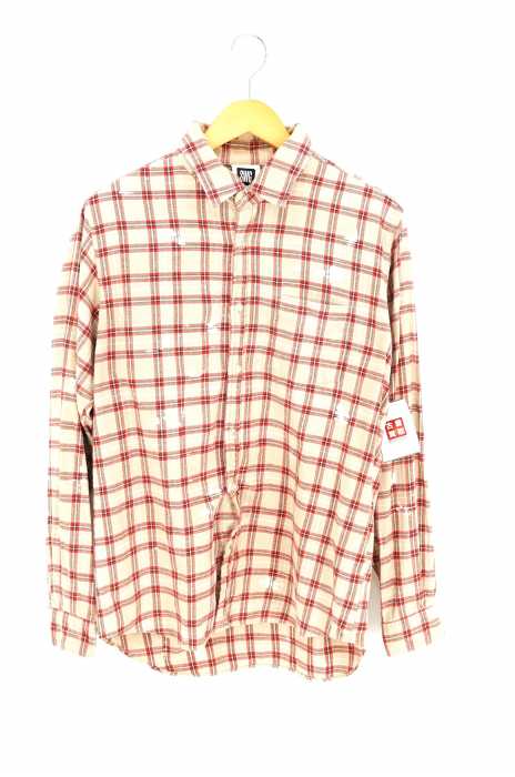 SWAGGER(スワッガー) ブリーチ加工チェックシャツ メンズ トップス