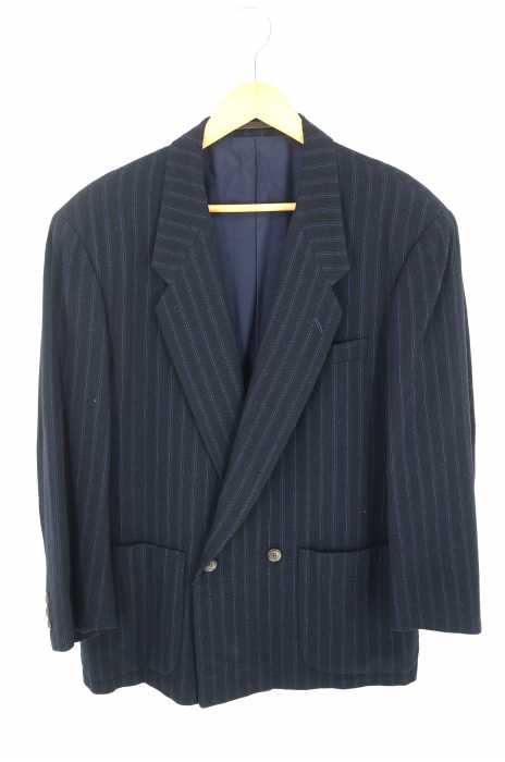 COMME des GARCONS HOMME （コムデギャルソンオム） 80s ストライプダブル1Bテーラードジャケット メンズ アウター