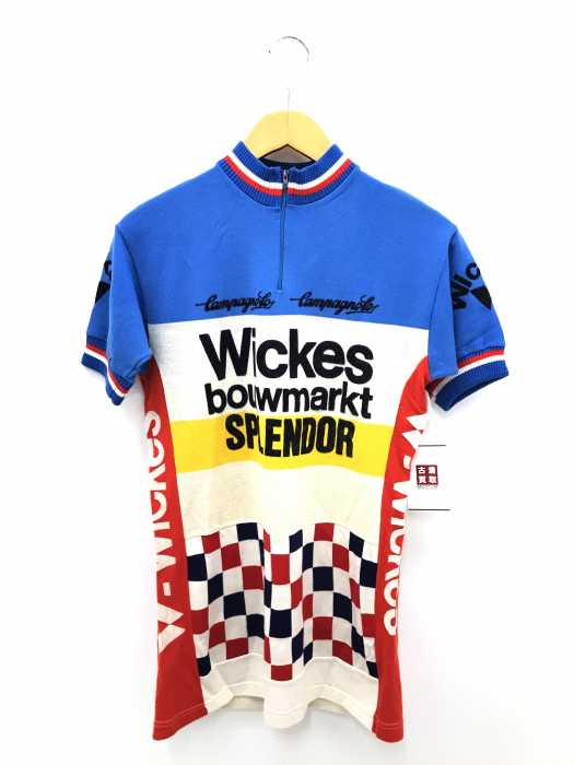 USED古着（ユーズドフルギ） ベルギー製 WICKES　SPLENDOR カンパニョーロ　サイクリングジャージ メンズ トップス