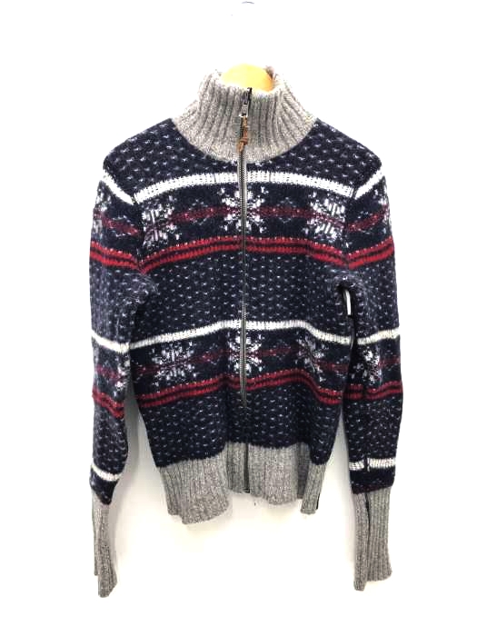TOMMY HILFIGER（トミーヒルフィガー） ノルディック柄ニットジップブルゾン メンズ アウター