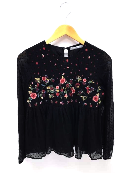 ZARA（ザラ） 花柄ブラウス レディース トップス