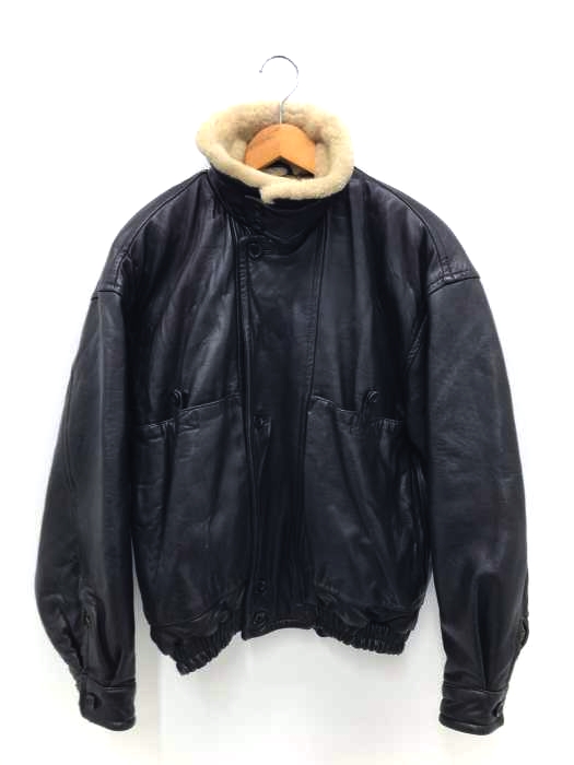 USED古着(ユーズドフルギ) ボアレザージャケット メンズ アウター