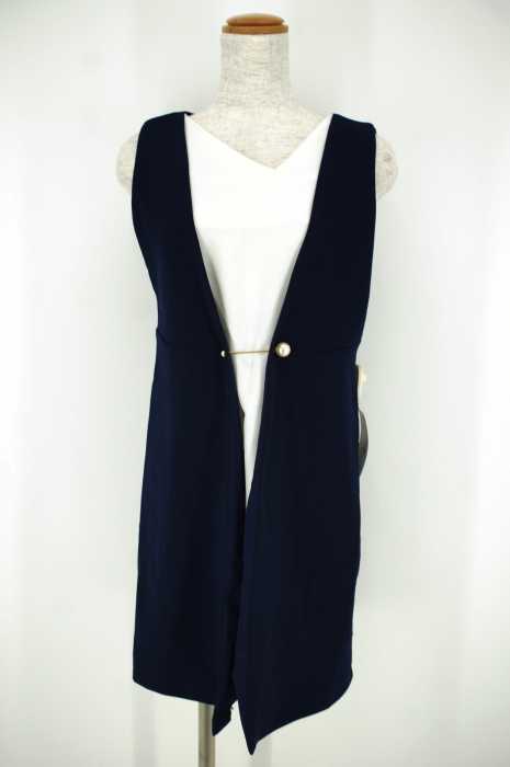 ZARA BASIC （ザラベーシック） ノースリーブフェイクレイヤードワンピース レディース トップス