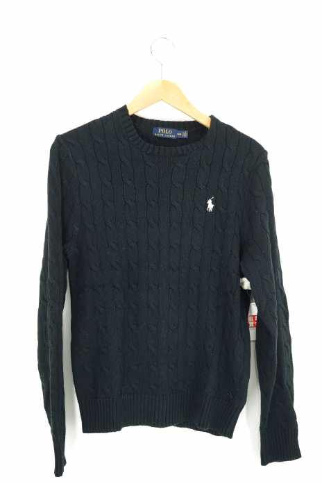 POLO RALPH LAUREN （ポロラルフローレン） ケーブル編みワンポイント刺繍 レディース トップス