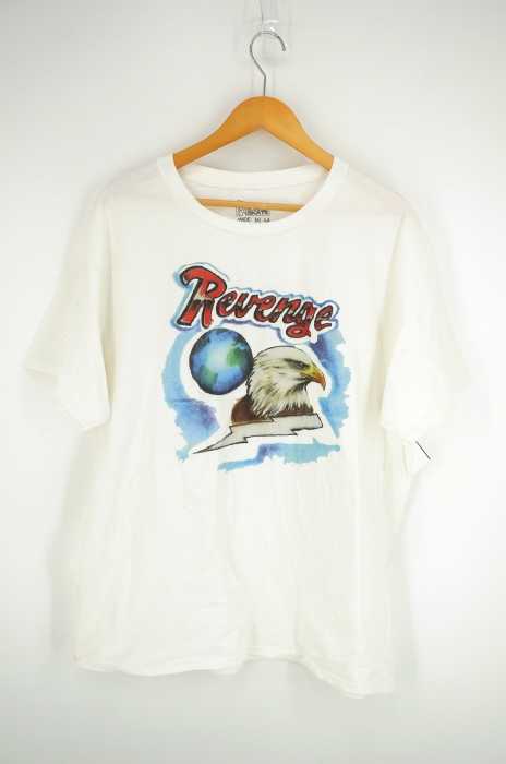 REVENGE（リベンジ） クルーネックプリント半袖Tシャツ メンズ トップス