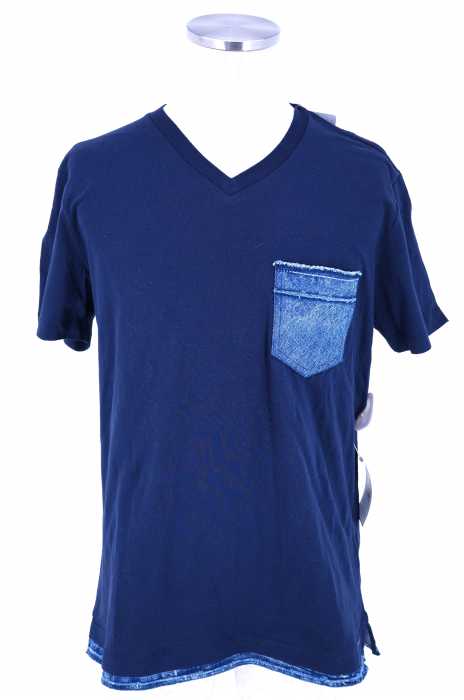 DIESEL (ディーゼル) デニムポケットTシャツ メンズ トップス