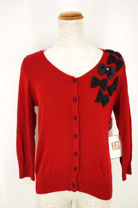 Cynthia Rowley （シンシアローリー） リボンクルーネックカーディガン レディース トップス