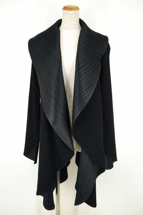 ISSEY MIYAKE （イッセイミヤケ） ショーツカラープリーツジャケット レディース アウター
