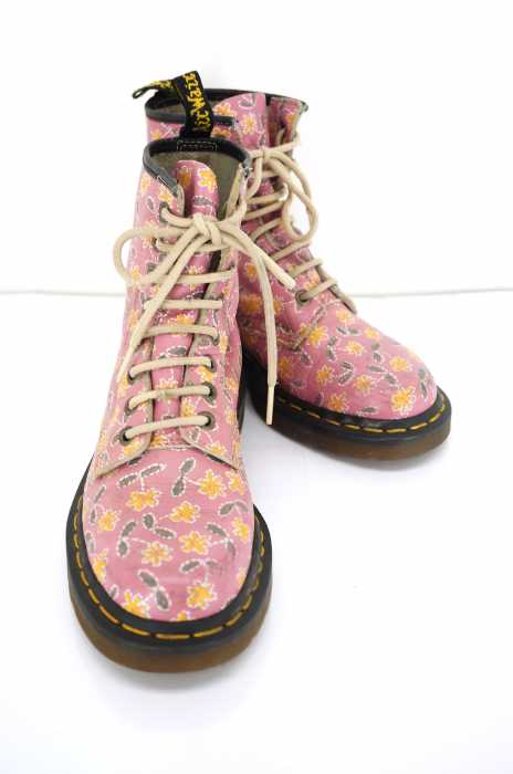 Dr Martens ドクターマーチン 花柄 8ホール ブーツ レディース シューズ ブランド古着買取販売バズストア Dr Martens ドクターマーチン 花柄 8ホール ブーツ レディース シューズ ブランド古着買取販売バズストア