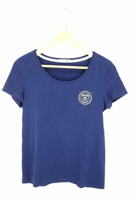 LACOSTE (ラコステ) ワッペン付きTシャツ レディース トップス