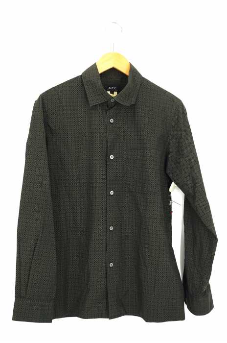 A.P.C. (アーペーセー) 総柄コットンシャツ メンズ トップス