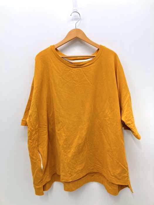 my beautiful landlet（マイビューティフルランドレット） コットン オーバーサイズ クルーネックTシャツ メンズ トップス