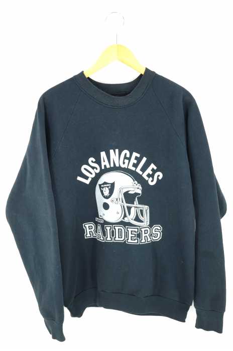 USED古着  （ユーズドフルギ） 90年代 NFL RAIDERS レイダーズ ロゴスウェット トレーナー メンズ トップス