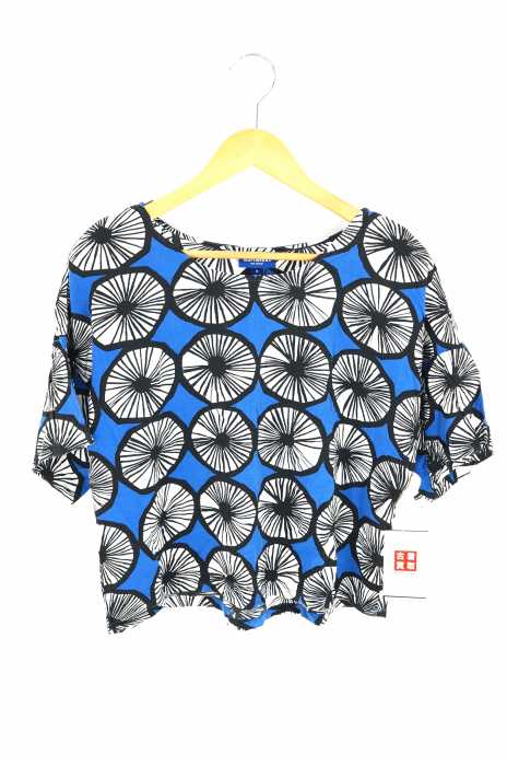 marimekko(マリメッコ) 総柄半袖ブラウス レディース トップス