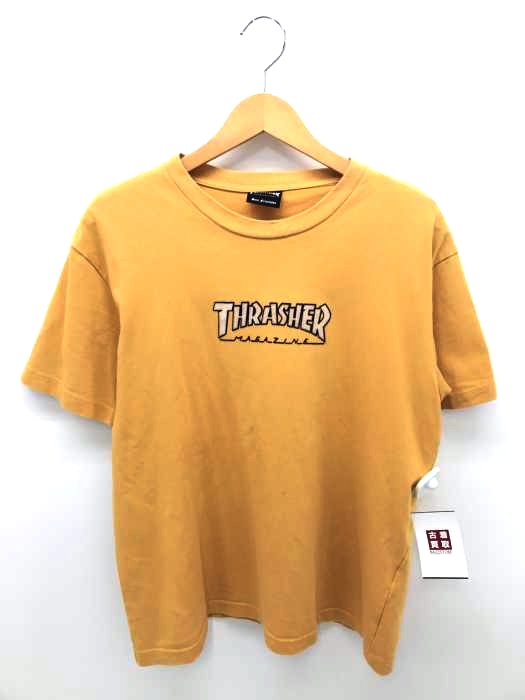 THRASHER（スラッシャー） フロッキーロゴプリント半袖Tシャツ メンズ トップス