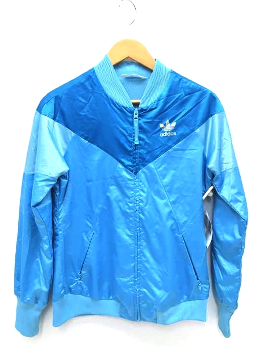 adidas(アディダス) トレフォイルロゴプリント ジップアップジャケット レディース アウター
