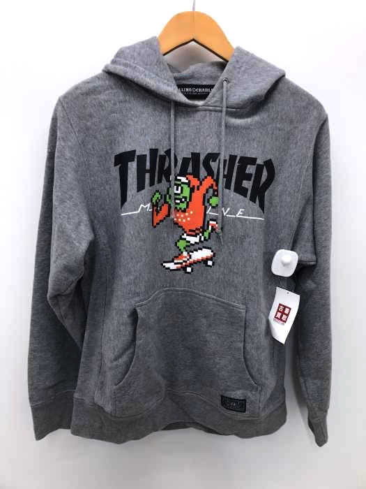 THRASHER（スラッシャー） プリントプルオーバーパーカー メンズ トップス