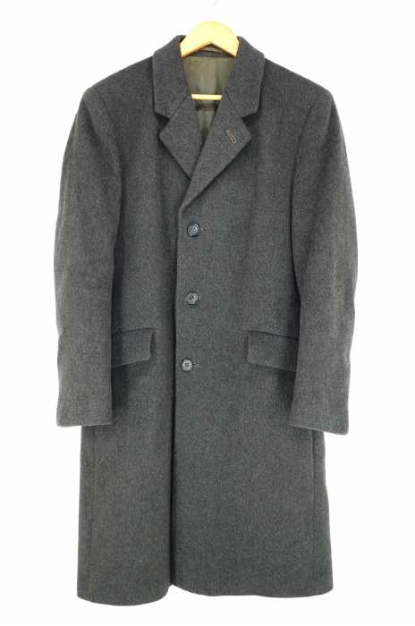 USED古着  （ユーズドフルギ） ウールカシミヤ ブレンド チェスターコート メンズ アウター