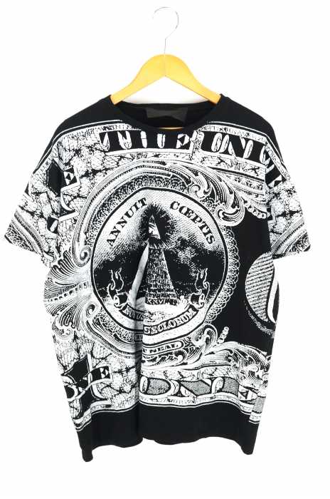 Rikvilla（リックヴィラ） オーバーサイズ総柄半袖Tシャツ メンズ トップス