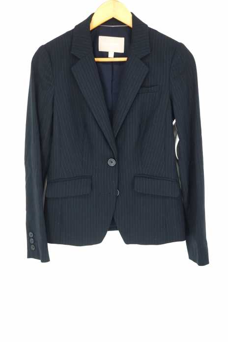 BANANA REPUBLIC （バナナリパブリック） ストライプセットアップ 2Bテーラードジャケット ノータックスラックス レディース セットアップ