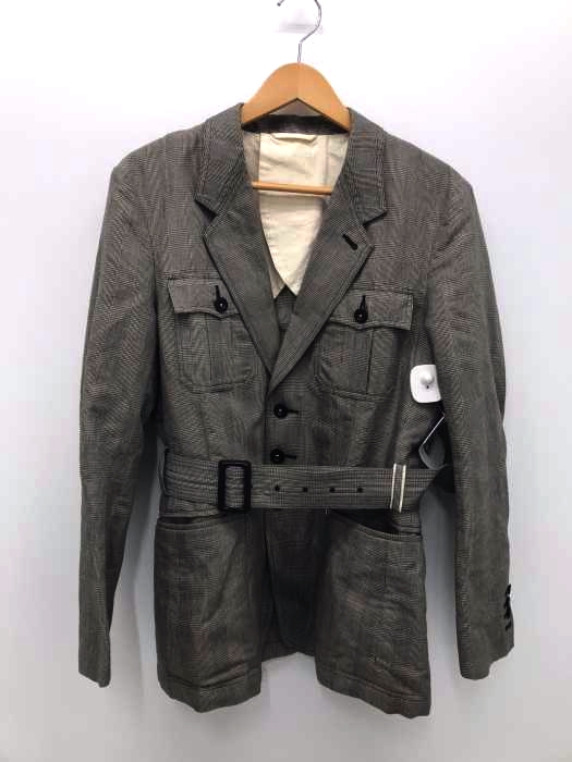 PS Paul Smith（ピーエスポールスミス） グレンチェックミリタリージャケット サファリジャケット メンズ アウター