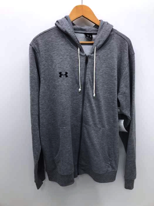 UNDERARMOUR（アンダーアーマー） ロゴ刺繍ジップアップパーカー メンズ トップス