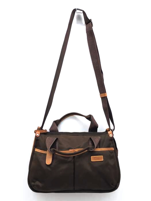 Lanai Transit（ラナイ トランジット） レザー切替ナイロンショルダーバッグ レディース バッグ