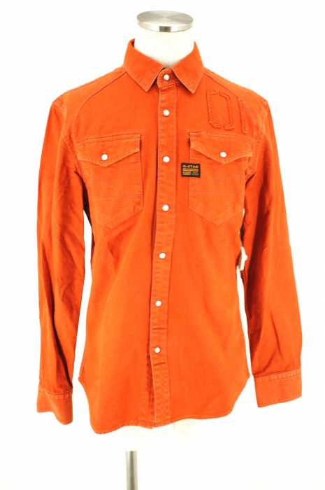 G-STAR RAW （ジースターロー） スナップボタンダイアモンドシャツ メンズ トップス