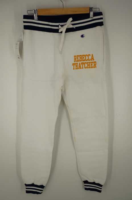 CHAMPION×BEAMS BOY (チャンピオン × ビームスボーイ) リブ ライン スウェットイージー レディース パンツ