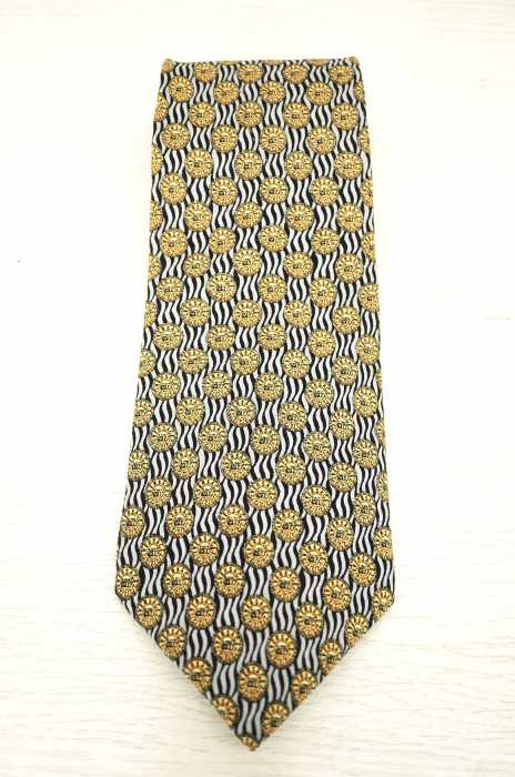 VERSACE（ヴェルサーチ） 総柄シルクネクタイ メンズ ファッション雑貨