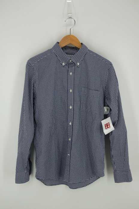 UNITED ARROWS green label relaxing （ユナイテッドアローズグリーンレーベルリラクシング） NM C/C ストレッチ ギンガム ボタンダウン シャツ メンズ トップス