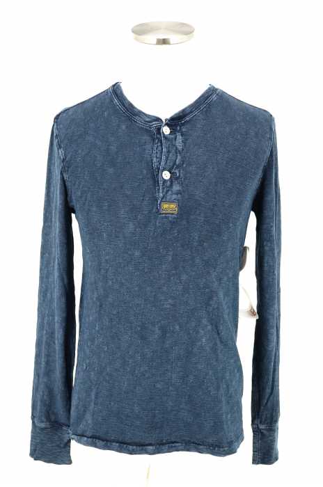 DENIM & SUPPLY RALPH LAUREN （デニム&サプライ ラルフローレン） ヘンリーネックインディゴカットソー メンズ トップス