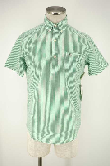 LACOSTE （ラコステ） シアサッカー半袖プルオーバーシャツ メンズ トップス