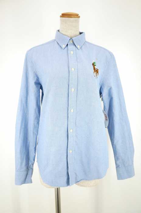 POLO RALPH LAUREN （ポロラルフローレン） ビックポニー刺繍ボタンダウンシャツ レディース トップス