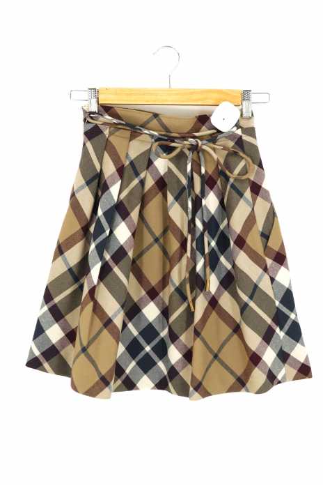 BURBERRY BLUE LABEL（バーバリーブルーレーベル） チェックフレアスカート レディース スカート