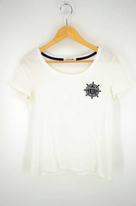 LACOSTE （ラコステ） ワッペン付きTシャツ レディース トップス