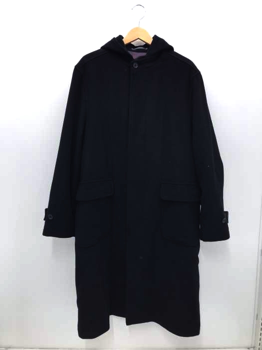 Paul Smith(ポールスミス) ウール比翼フーデッドロングコート メンズ アウター