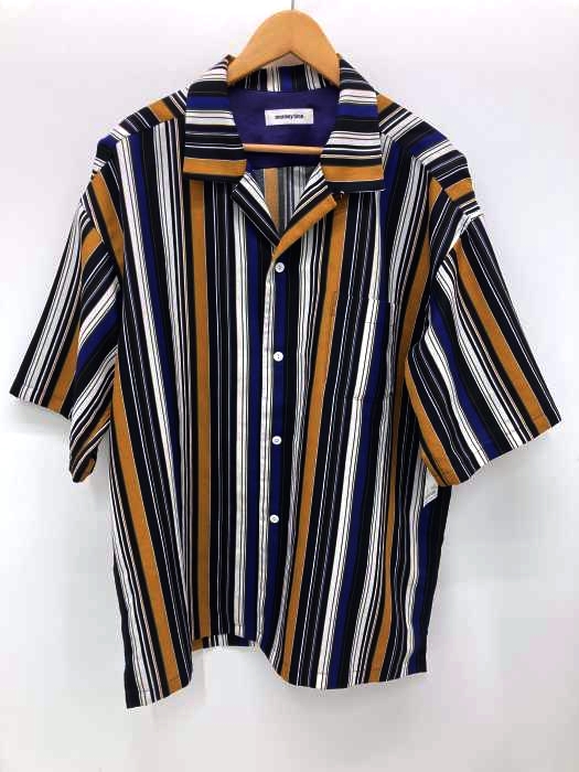 MONKEY TIME（モンキータイム） GRGT MULTI STRIPE OPEN SHIRT メンズ トップス