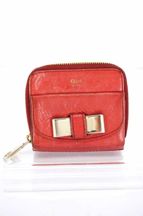 Chloe （クロエ） リボンデザイン レザーウォレット レディース 財布・ケース