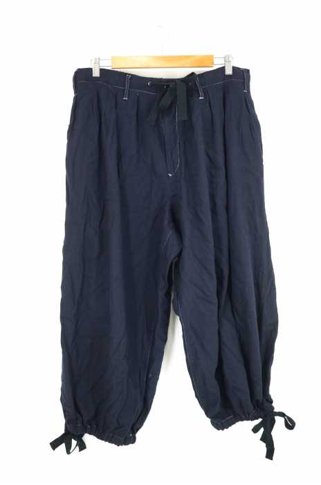 Yohji Yamamoto POUR HOMME （ヨウジヤマモトプールオム） ウールフラノバルーンパンツ メンズ パンツ