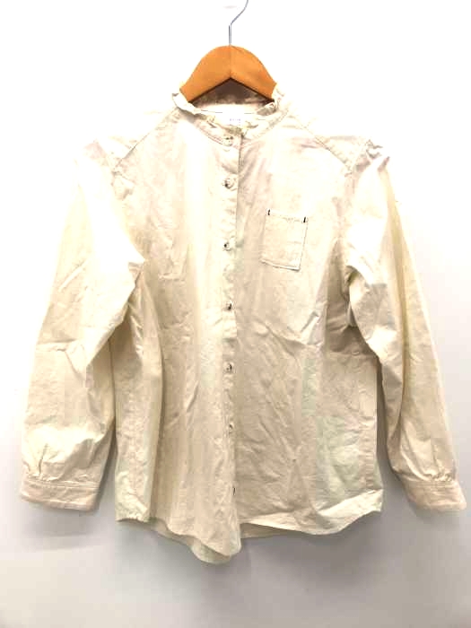 bulle de savon(ビュルデサボン) 20SS フリルコットンシャツ レディース トップス