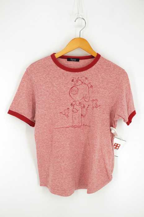 UNDERCOVER （アンダーカバー） 霜降りプリントリンガーTシャツ メンズ トップス
