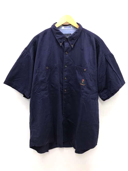 CHAPS RALPH LAUREN（チャップスラルフローレン） オーバーサイズオックスフォード半袖シャツ メンズ トップス