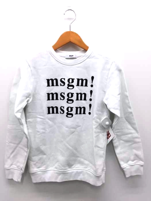 MSGM（エムエスジーエム） KIDS ロゴプリントスウェット レディース トップス