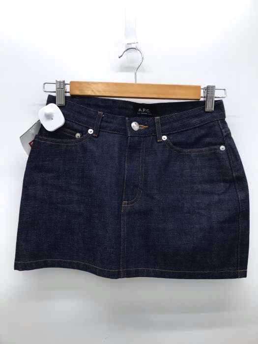 A.P.C.（アーペーセー） インディゴ デニム ミニスカート レディース スカート
