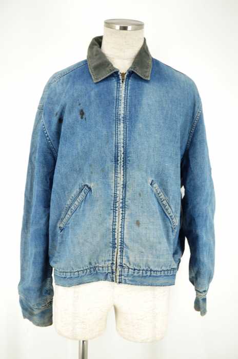 Sears （シアーズ） コーデュロイ襟ジップアップデニムジャケット メンズ アウター