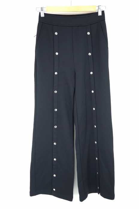 STYLENANDA (スタイルナンダ) フロントボタンワイドジャージーパンツ レディース パンツ