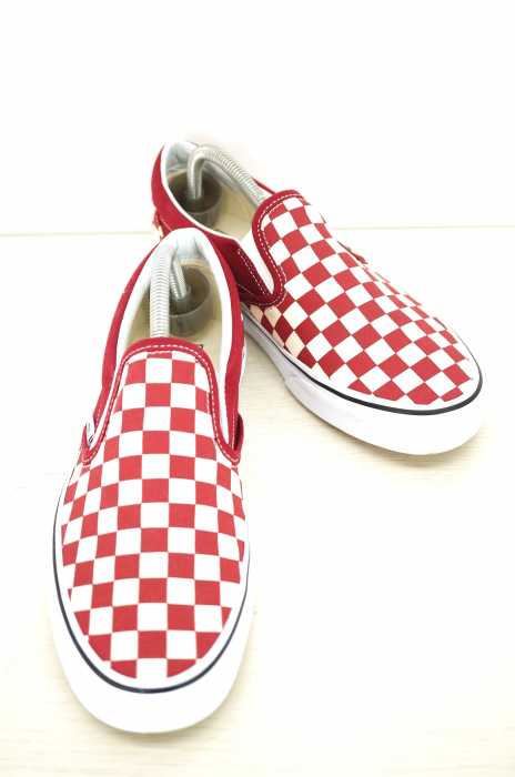 VANS （バンズ ） SLIP ON スリッポン チェッカーフラッグ メンズ シューズ